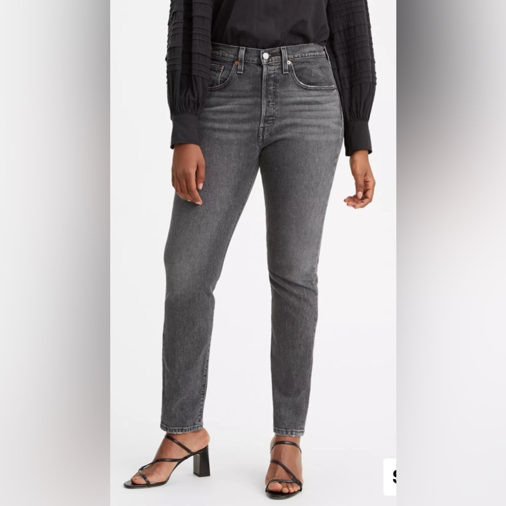 Levi’s 501 S skinny stretch jeans button fly